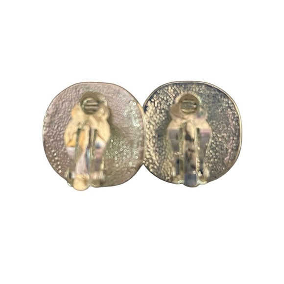 Strawberry Square Clip on Earrings Novelty Fashion 1”x1” Pink Red - Picture 6 of 8